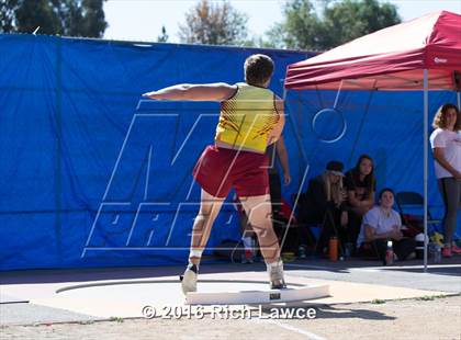 Thumbnail 3 in Orange County Track & Field Championships (Boys Varsity Shot Put) photogallery.