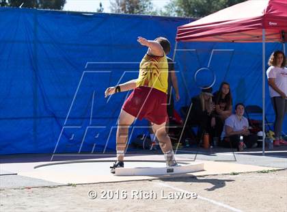 Thumbnail 2 in Orange County Track & Field Championships (Boys Varsity Shot Put) photogallery.