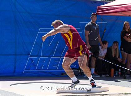 Thumbnail 1 in Orange County Track & Field Championships (Boys Varsity Shot Put) photogallery.