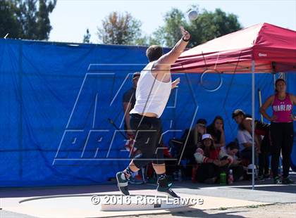 Thumbnail 3 in Orange County Track & Field Championships (Boys Varsity Shot Put) photogallery.