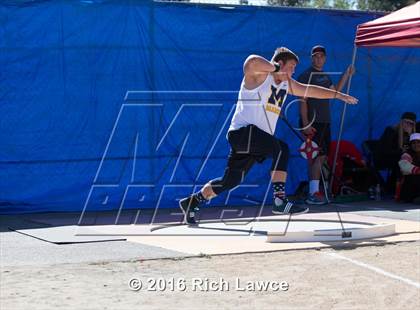 Thumbnail 2 in Orange County Track & Field Championships (Boys Varsity Shot Put) photogallery.