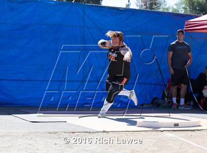 Thumbnail 1 in Orange County Track & Field Championships (Boys Varsity Shot Put) photogallery.