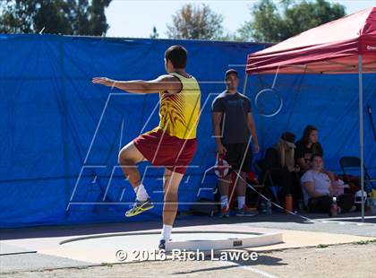 Thumbnail 1 in Orange County Track & Field Championships (Boys Varsity Shot Put) photogallery.