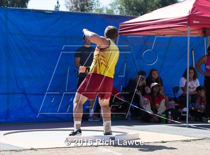 Thumbnail 1 in Orange County Track & Field Championships (Boys Varsity Shot Put) photogallery.