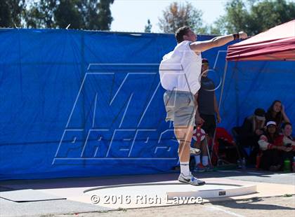 Thumbnail 3 in Orange County Track & Field Championships (Boys Varsity Shot Put) photogallery.