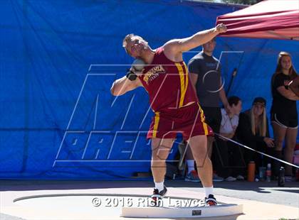 Thumbnail 3 in Orange County Track & Field Championships (Boys Varsity Shot Put) photogallery.