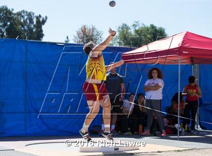Thumbnail 1 in Orange County Track & Field Championships (Boys Varsity Shot Put) photogallery.