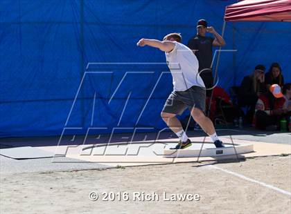 Thumbnail 2 in Orange County Track & Field Championships (Boys Varsity Shot Put) photogallery.
