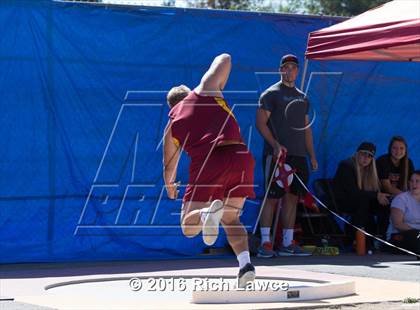 Thumbnail 3 in Orange County Track & Field Championships (Boys Varsity Shot Put) photogallery.