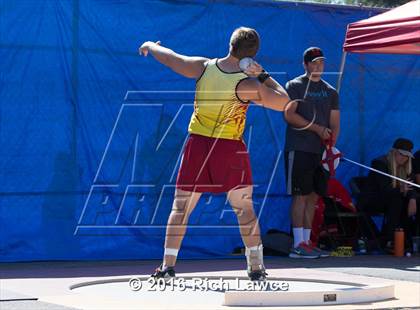 Thumbnail 1 in Orange County Track & Field Championships (Boys Varsity Shot Put) photogallery.