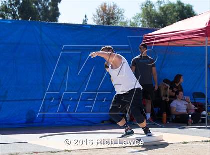 Thumbnail 1 in Orange County Track & Field Championships (Boys Varsity Shot Put) photogallery.