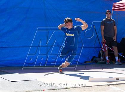 Thumbnail 1 in Orange County Track & Field Championships (Boys Varsity Shot Put) photogallery.