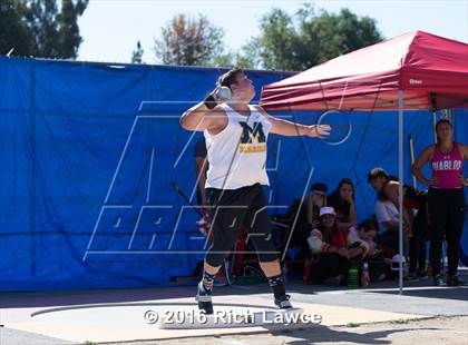 Thumbnail 2 in Orange County Track & Field Championships (Boys Varsity Shot Put) photogallery.
