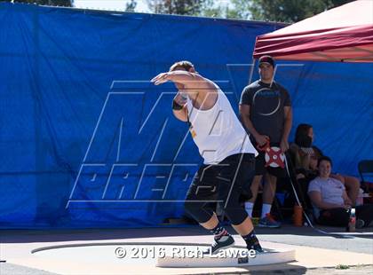 Thumbnail 1 in Orange County Track & Field Championships (Boys Varsity Shot Put) photogallery.