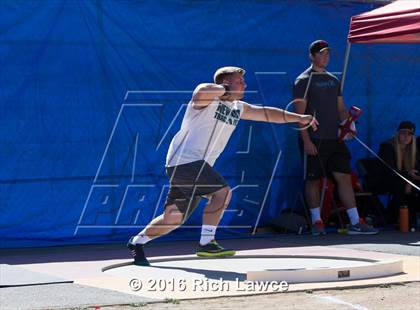 Thumbnail 1 in Orange County Track & Field Championships (Boys Varsity Shot Put) photogallery.