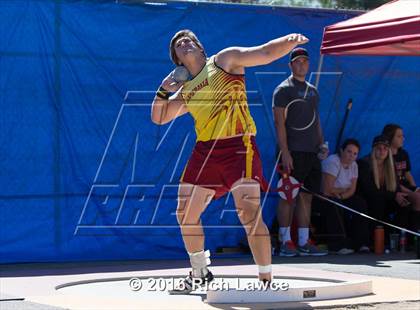 Thumbnail 3 in Orange County Track & Field Championships (Boys Varsity Shot Put) photogallery.