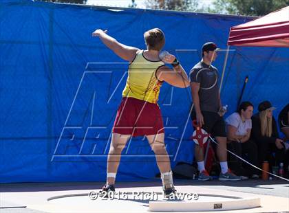 Thumbnail 3 in Orange County Track & Field Championships (Boys Varsity Shot Put) photogallery.