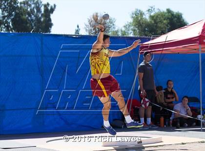Thumbnail 1 in Orange County Track & Field Championships (Boys Varsity Shot Put) photogallery.