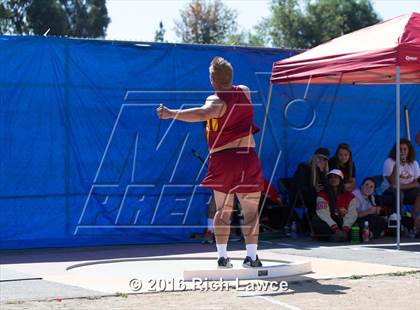 Thumbnail 3 in Orange County Track & Field Championships (Boys Varsity Shot Put) photogallery.