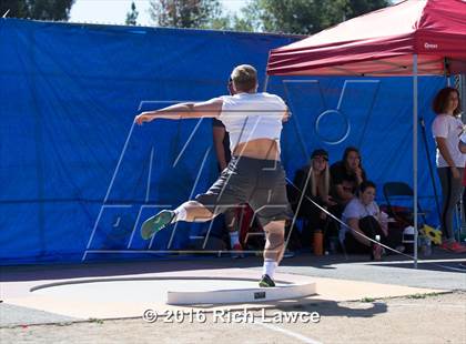 Thumbnail 2 in Orange County Track & Field Championships (Boys Varsity Shot Put) photogallery.