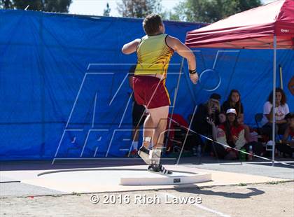 Thumbnail 3 in Orange County Track & Field Championships (Boys Varsity Shot Put) photogallery.