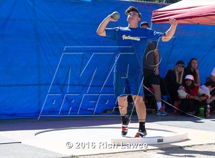 Thumbnail 3 in Orange County Track & Field Championships (Boys Varsity Shot Put) photogallery.
