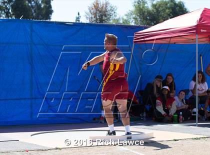Thumbnail 1 in Orange County Track & Field Championships (Boys Varsity Shot Put) photogallery.