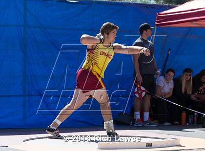 Thumbnail 1 in Orange County Track & Field Championships (Boys Varsity Shot Put) photogallery.