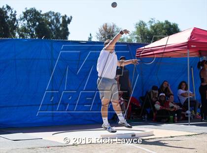 Thumbnail 2 in Orange County Track & Field Championships (Boys Varsity Shot Put) photogallery.