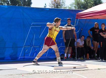 Thumbnail 1 in Orange County Track & Field Championships (Boys Varsity Shot Put) photogallery.