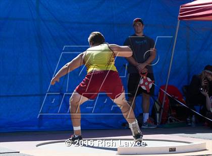 Thumbnail 3 in Orange County Track & Field Championships (Boys Varsity Shot Put) photogallery.