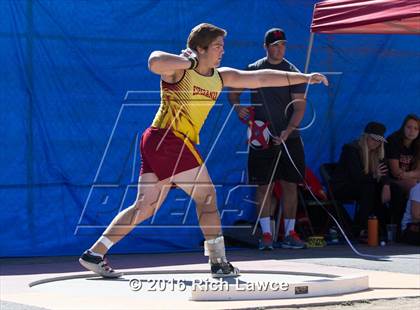 Thumbnail 1 in Orange County Track & Field Championships (Boys Varsity Shot Put) photogallery.