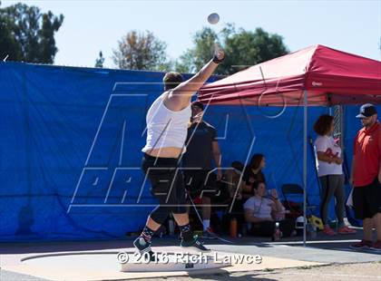 Thumbnail 1 in Orange County Track & Field Championships (Boys Varsity Shot Put) photogallery.