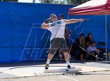 Thumbnail 2 in Orange County Track & Field Championships (Boys Varsity Shot Put) photogallery.