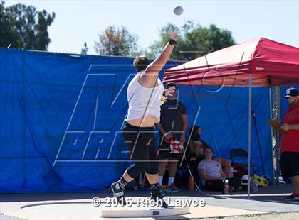 Thumbnail 2 in Orange County Track & Field Championships (Boys Varsity Shot Put) photogallery.