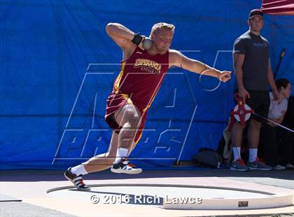 Thumbnail 3 in Orange County Track & Field Championships (Boys Varsity Shot Put) photogallery.