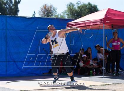 Thumbnail 1 in Orange County Track & Field Championships (Boys Varsity Shot Put) photogallery.