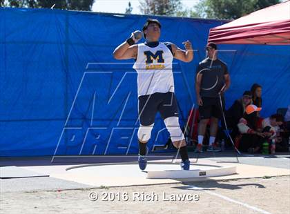 Thumbnail 2 in Orange County Track & Field Championships (Boys Varsity Shot Put) photogallery.