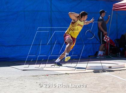 Thumbnail 1 in Orange County Track & Field Championships (Boys Varsity Shot Put) photogallery.