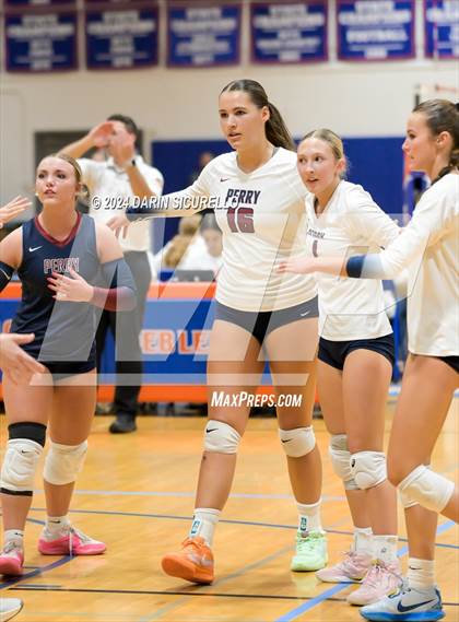 Thumbnail 1 in Perry @ Notre Dame Prep (Westwood Tournament) photogallery.