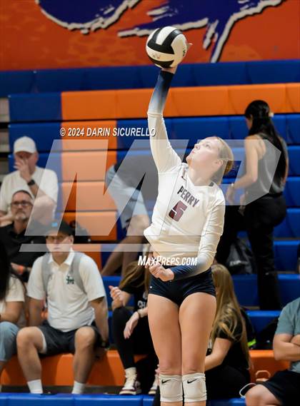 Thumbnail 2 in Perry @ Notre Dame Prep (Westwood Tournament) photogallery.