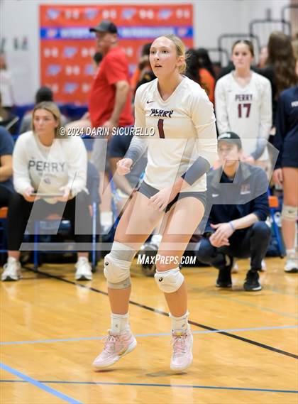 Thumbnail 3 in Perry @ Notre Dame Prep (Westwood Tournament) photogallery.