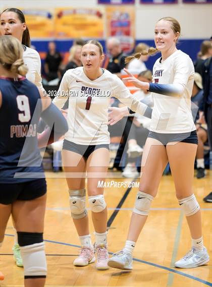 Thumbnail 3 in Perry @ Notre Dame Prep (Westwood Tournament) photogallery.