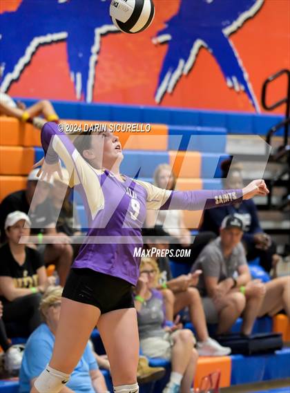 Thumbnail 2 in Perry @ Notre Dame Prep (Westwood Tournament) photogallery.