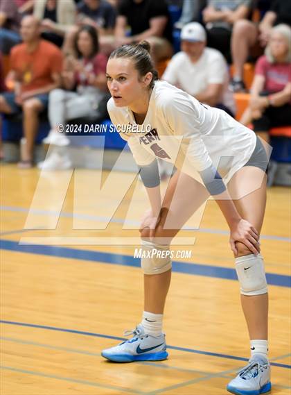 Thumbnail 2 in Perry @ Notre Dame Prep (Westwood Tournament) photogallery.