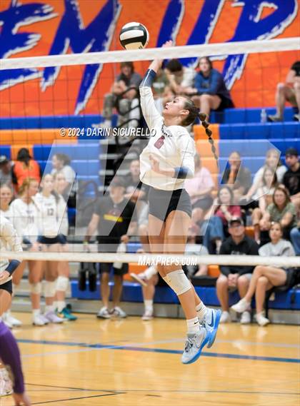 Thumbnail 2 in Perry @ Notre Dame Prep (Westwood Tournament) photogallery.