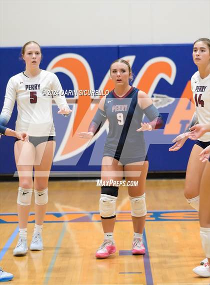 Thumbnail 1 in Perry @ Notre Dame Prep (Westwood Tournament) photogallery.