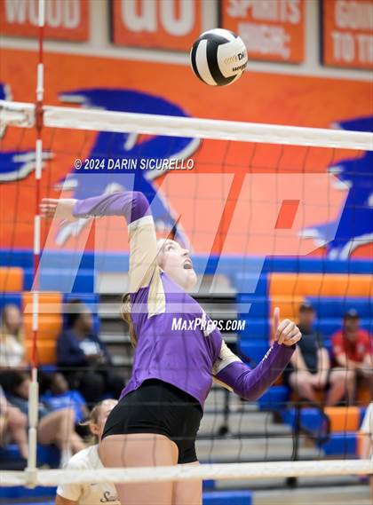 Thumbnail 1 in Perry @ Notre Dame Prep (Westwood Tournament) photogallery.