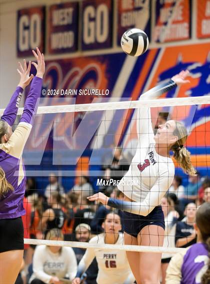 Thumbnail 1 in Perry @ Notre Dame Prep (Westwood Tournament) photogallery.