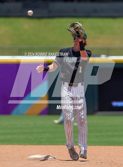 Thumbnail 2 in Gunter vs. Franklin (UIL 3A Baseball Semifinal) photogallery.